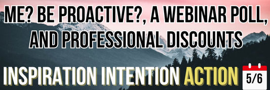 Inspiration, Intention, Action - The ADHD Project Newsletter 5/6